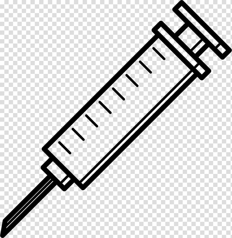 syringe clipart simple