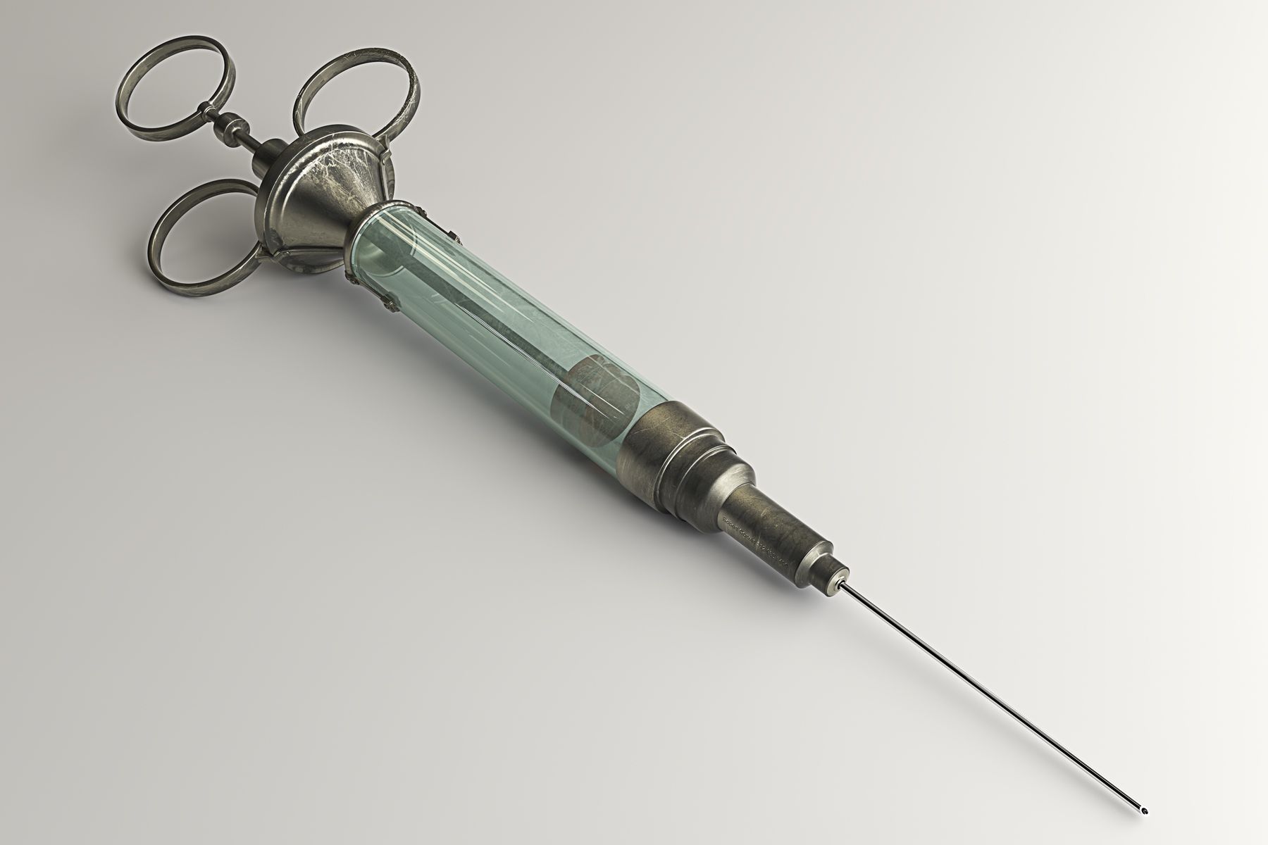 syringe clipart vintage
