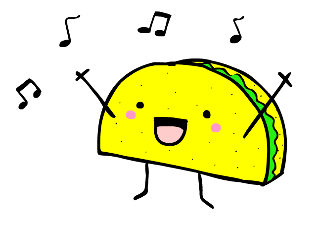 tacos clipart dancing