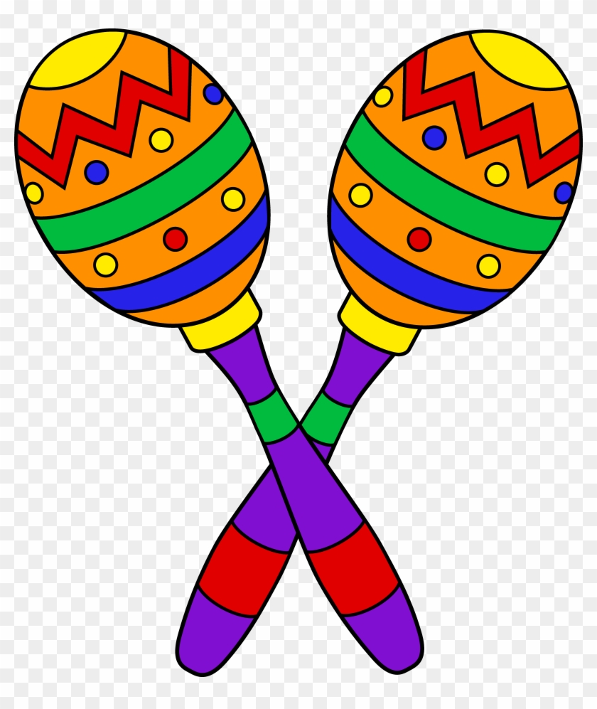 Tacos clipart maraca. Taco fiesta maracas clip