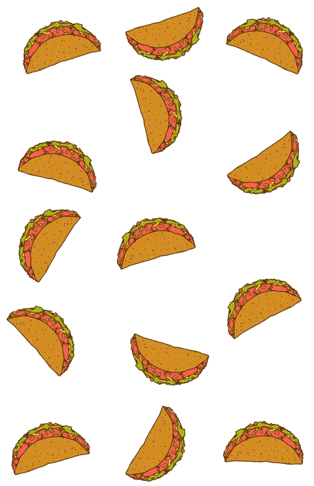 tacos clipart print