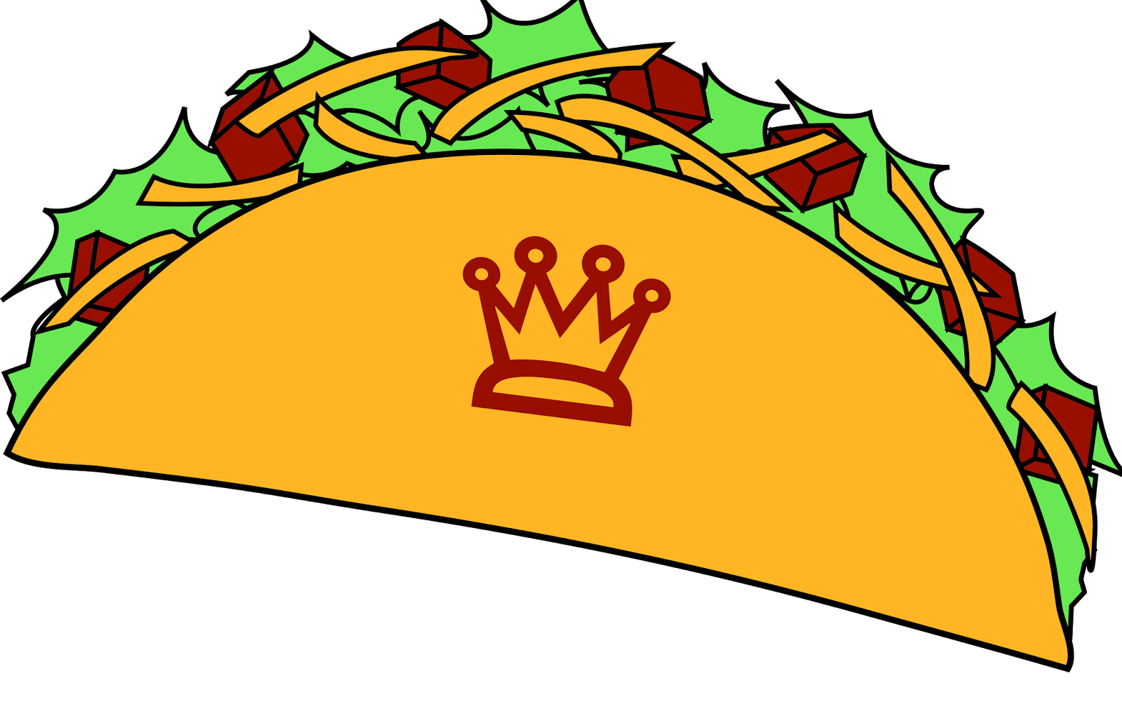 Tacos clipart soft taco. Logos visual design royal
