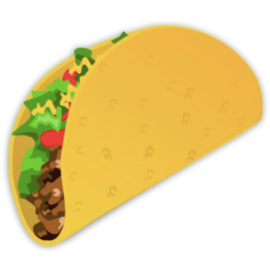 Finally we re getting. Tacos clipart taco emoji