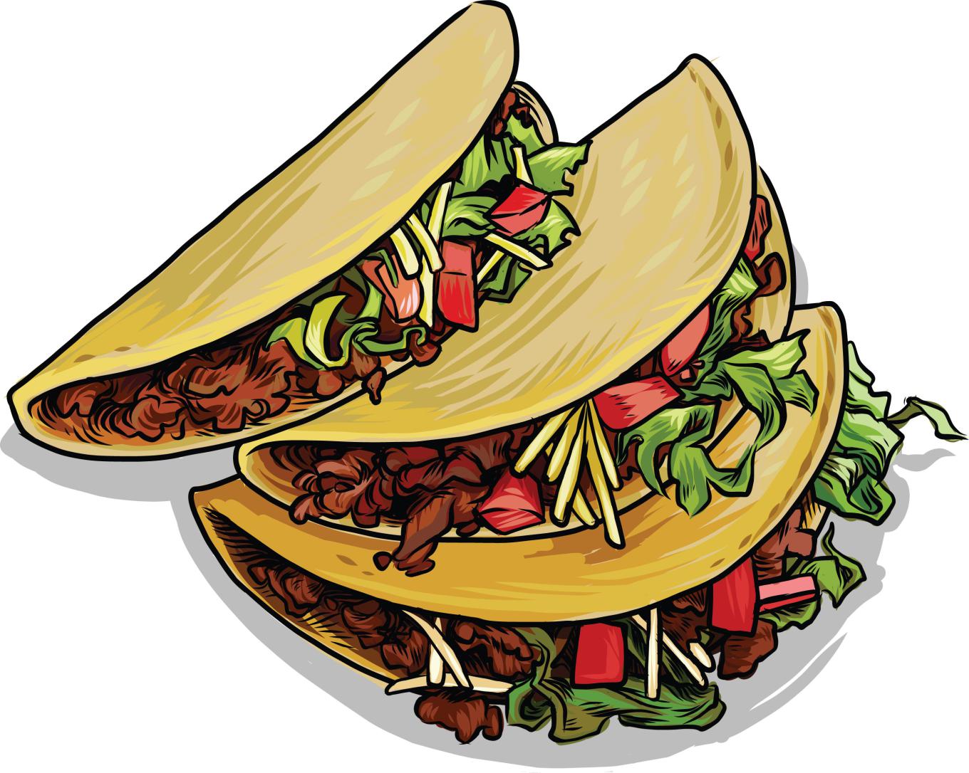 tacos clipart taco plate