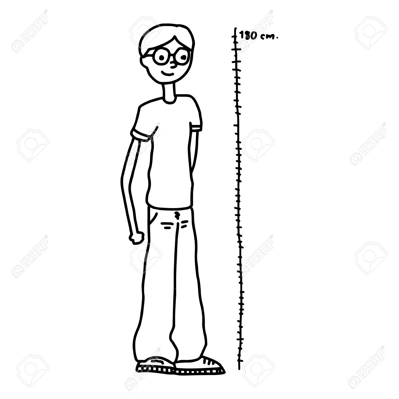 tall clipart black and white