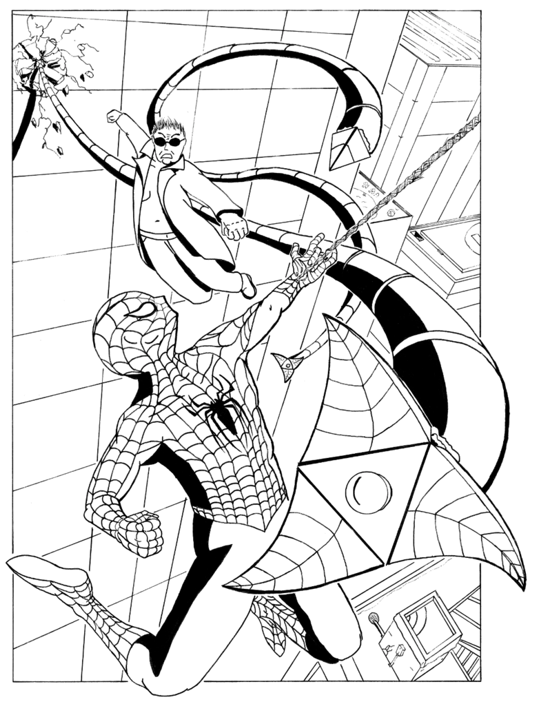 20 Spiderman Vs Doc Ock Coloring Pages - Printable Coloring Pages