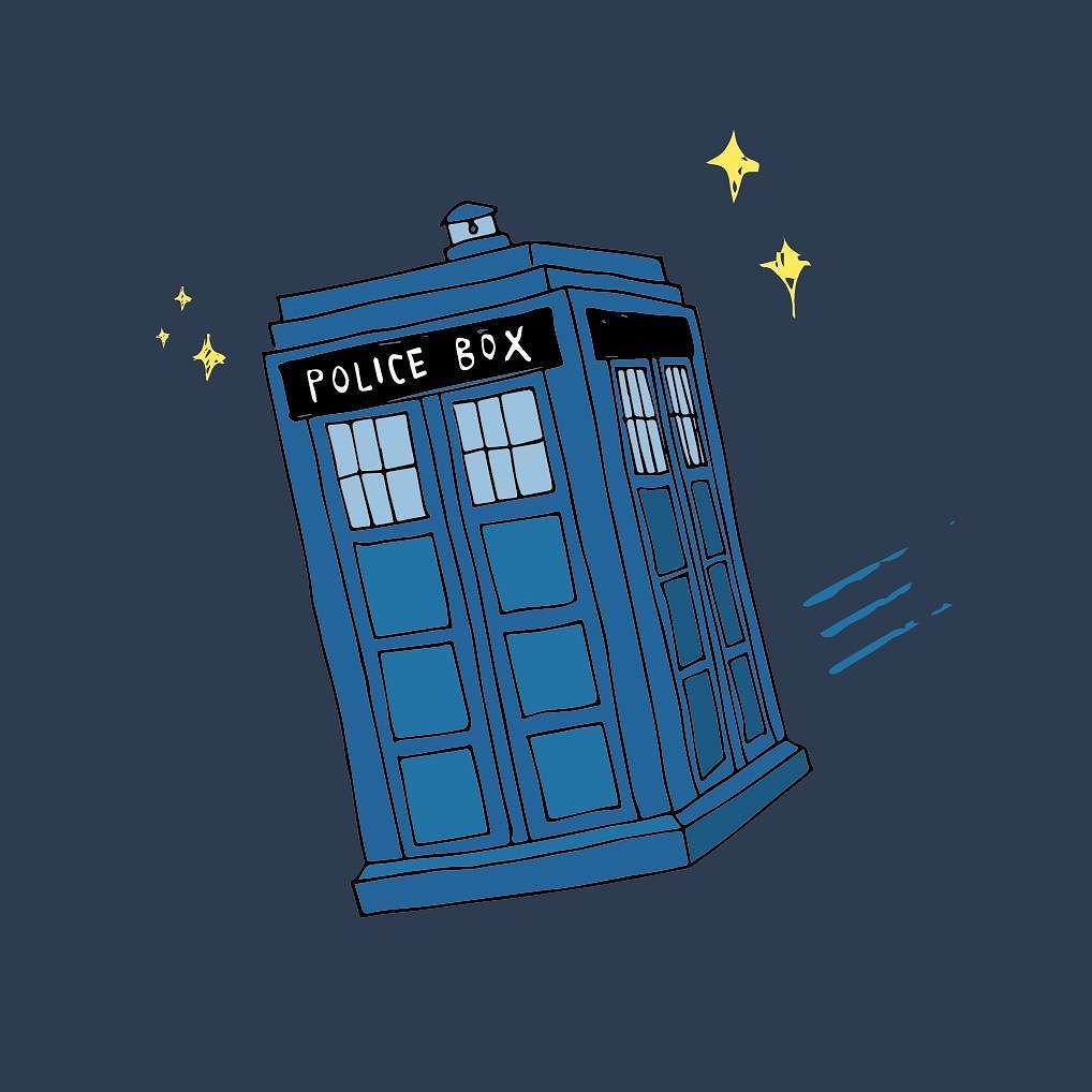 tardis clipart space drawing