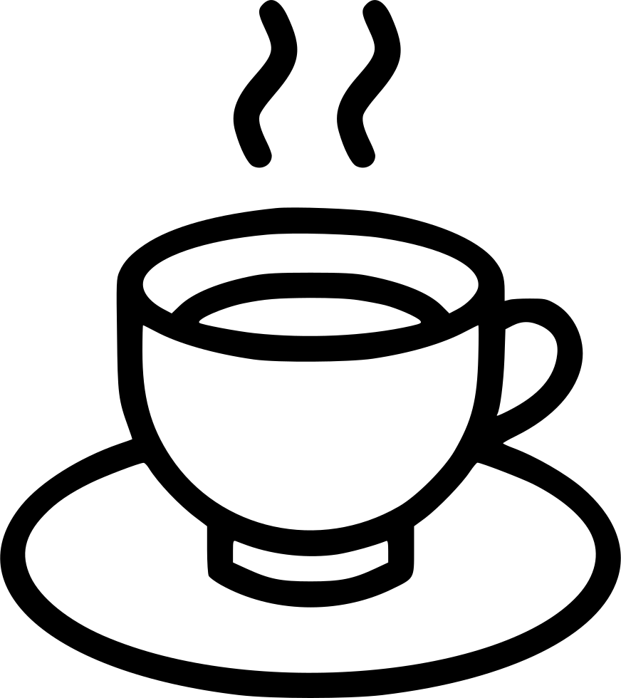 Tea clipart cup hot water. Saucer beverage coffee svg