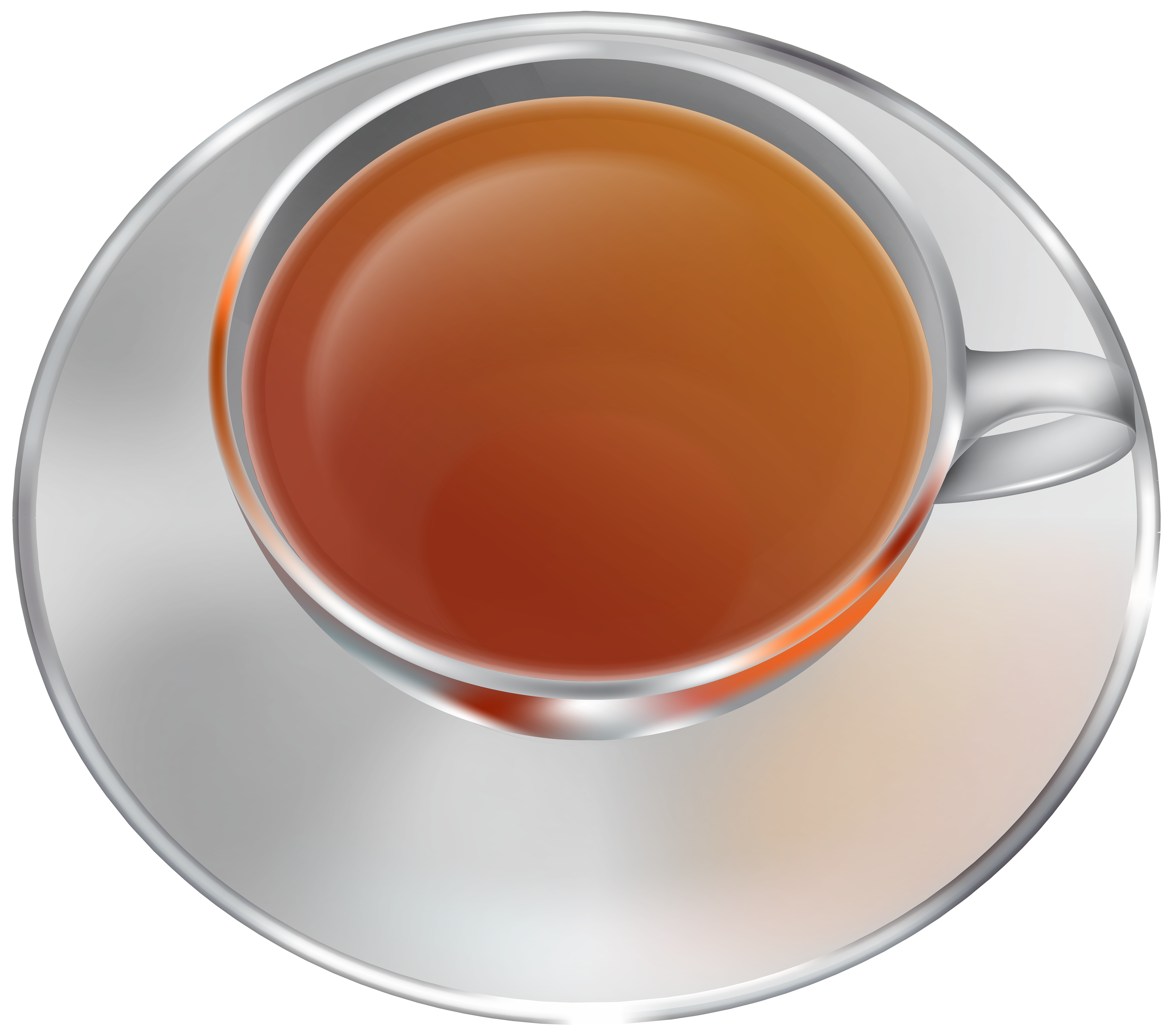 tea clipart orange cup