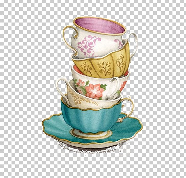 tea clipart teacup saucer