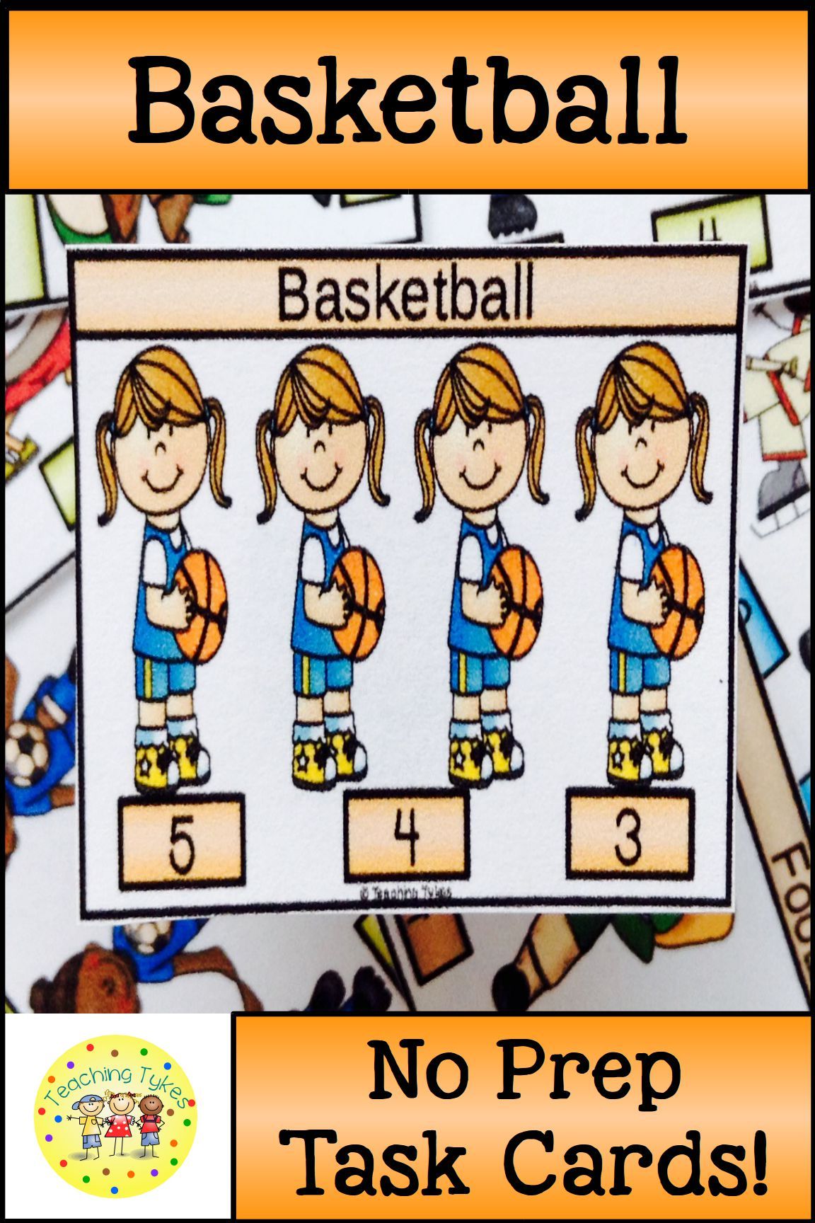 Basketball activity to counting. Teach clipart sport practice
