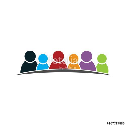 Diversity people group united. Teamwork clipart diverse community