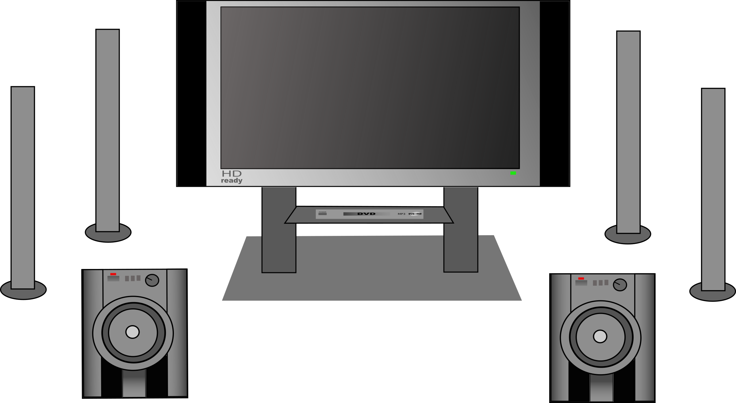 Technology clipart in home. Cinema big image png