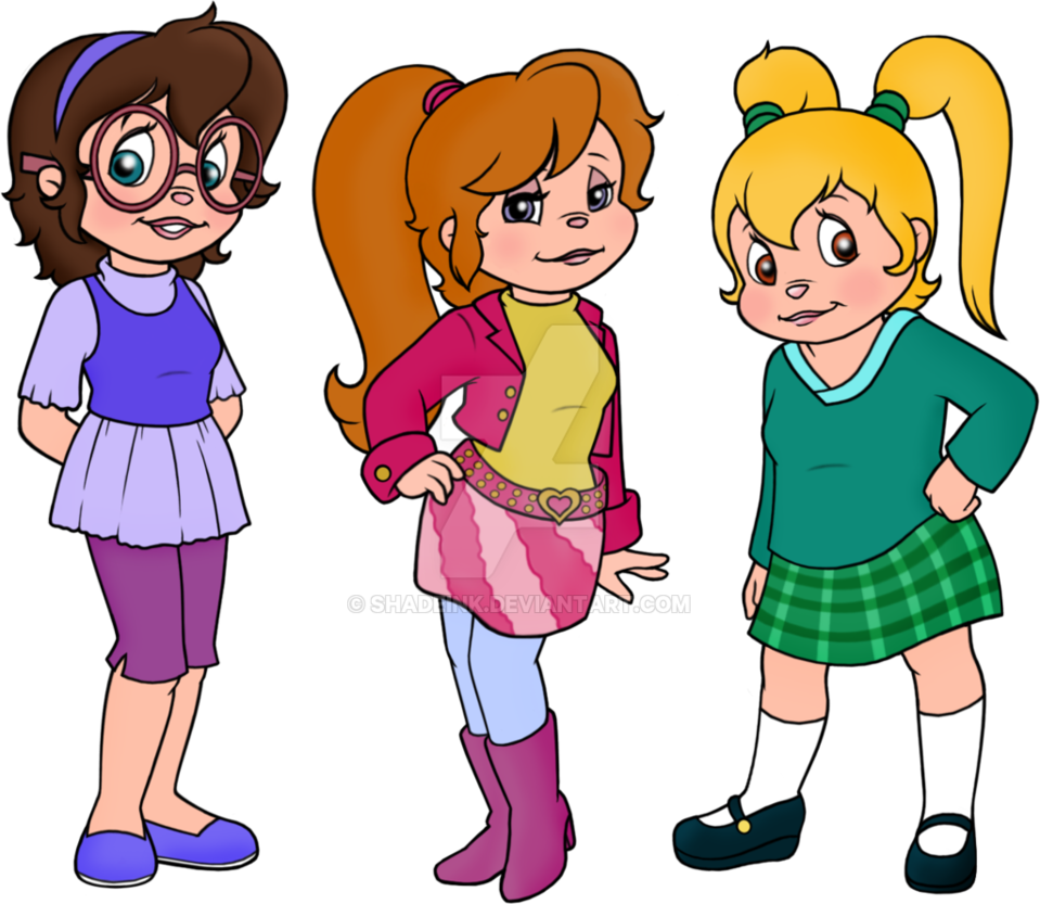 Chipettes by shadeink on. Teen clipart fun
