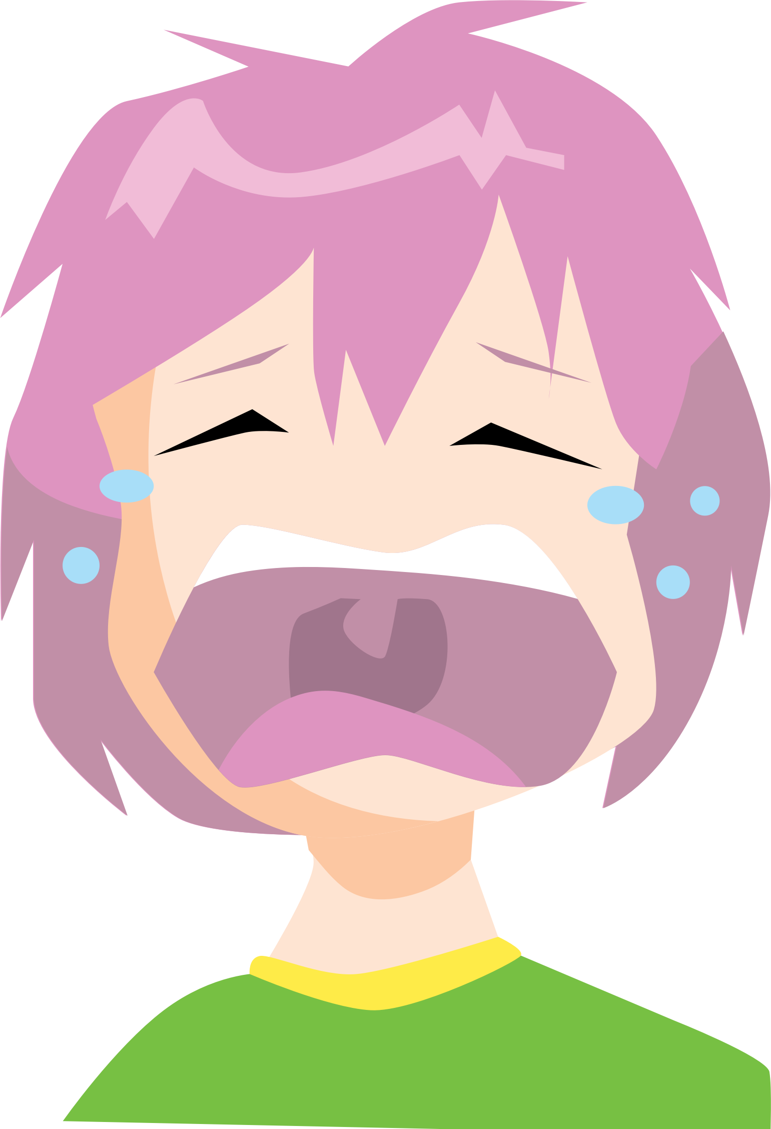 Crying big image png. Teen clipart office boy