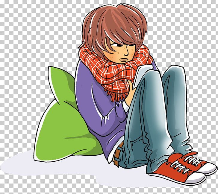 teen clipart stressed teenager