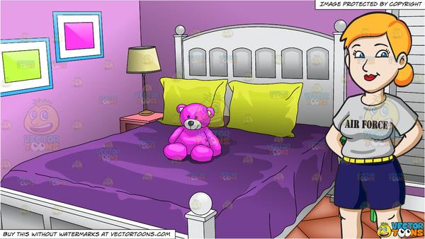 Teen clipart trainee. A female air force