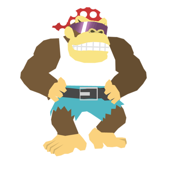 Teen clipart vector. Ssb charth funky kong