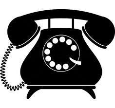 Old fashioned google search. Telephone clipart