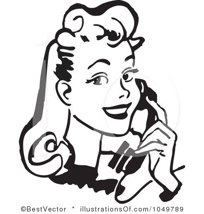 telephone clipart illustration