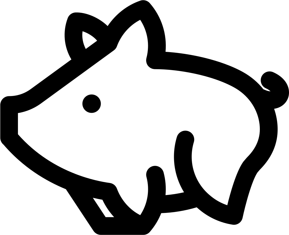 Telephone clipart rang. Pig svg png icon