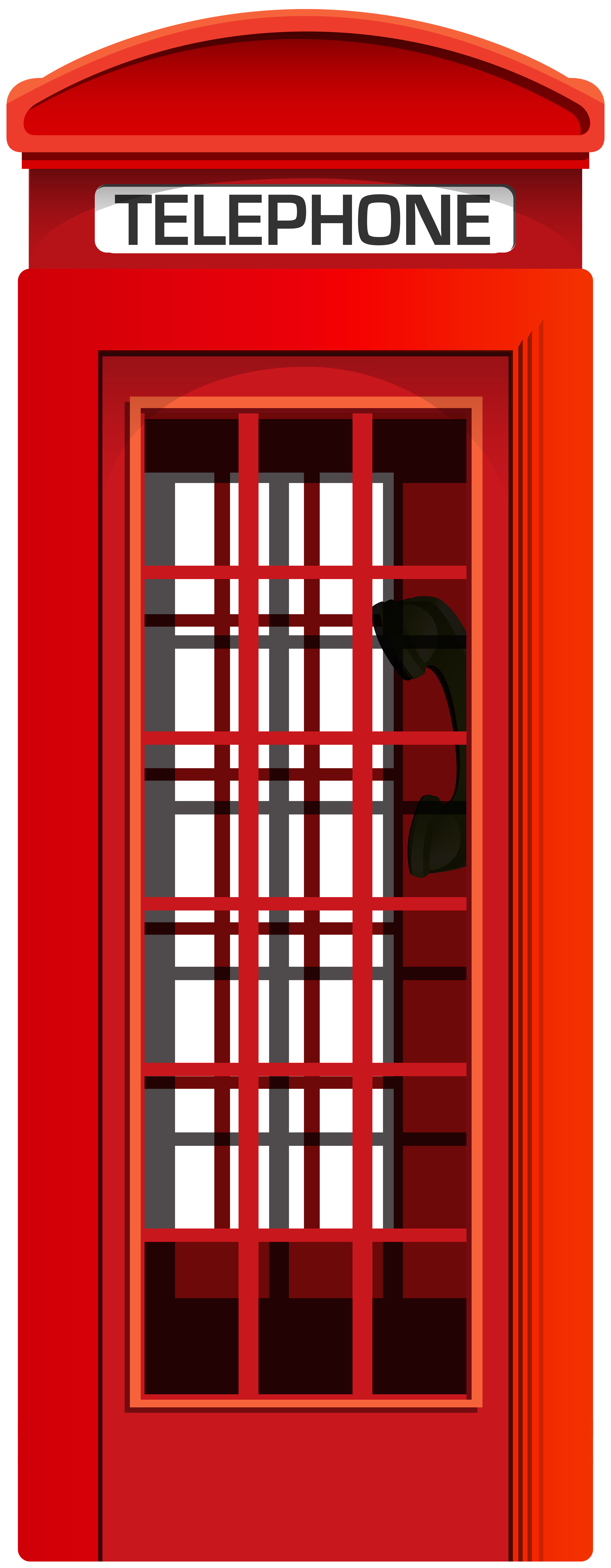 telephone clipart red telephone
