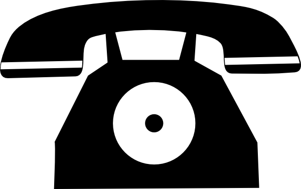 Telephone clipart svg. Analog phone png clip