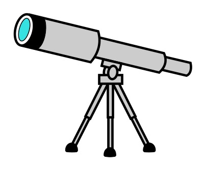 telescope clipart