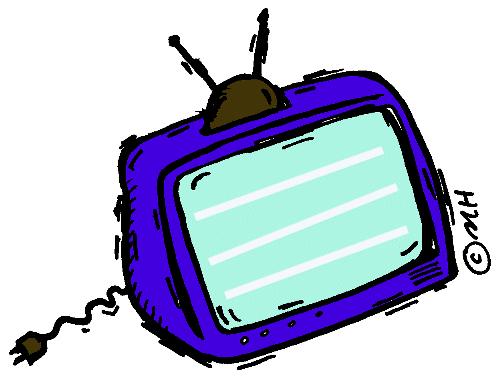 television clipart animated