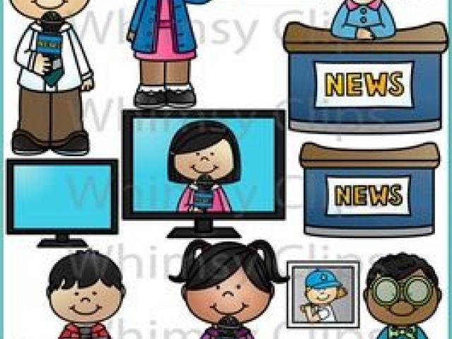 television clipart classroom news