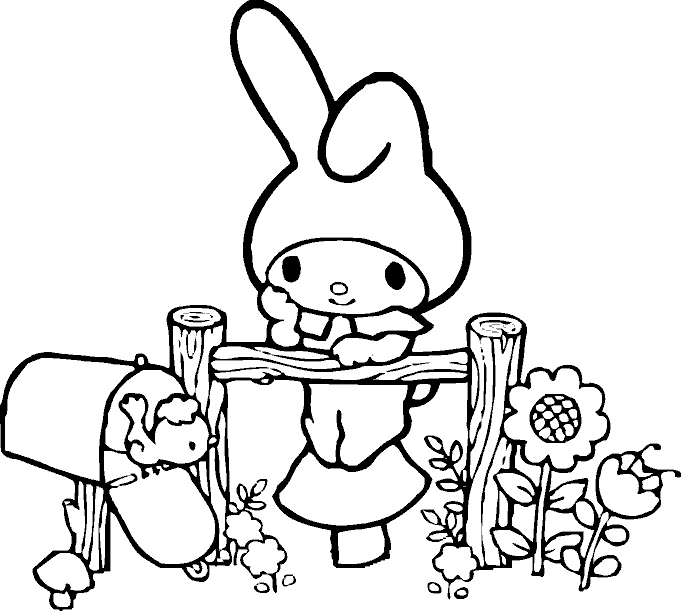 television clipart colouring page