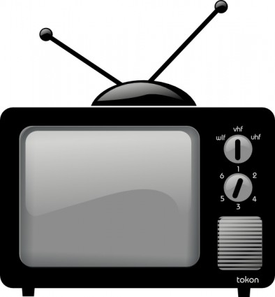 Television clipart comic. Tv clip art panda