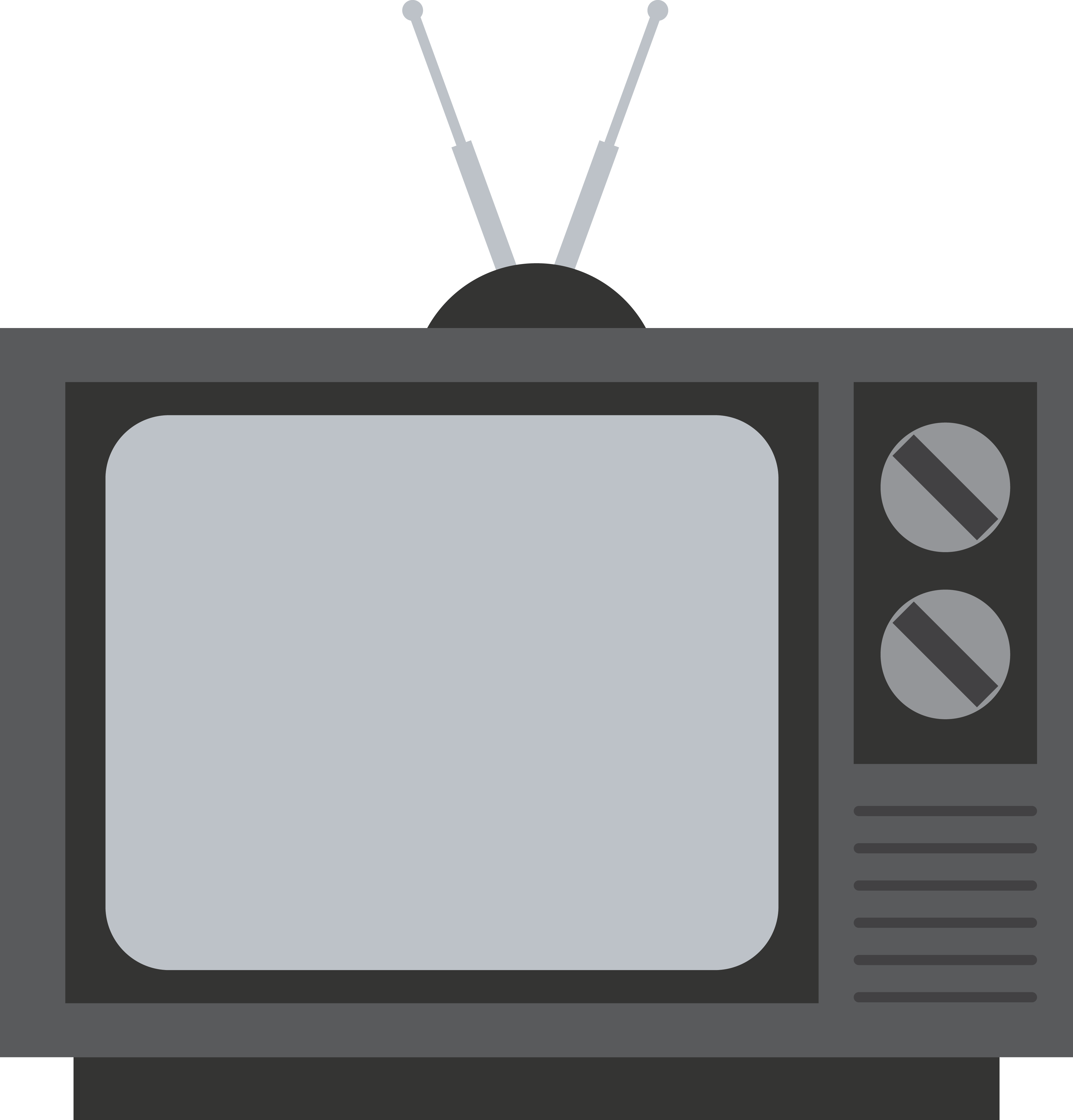 television clipart old technology