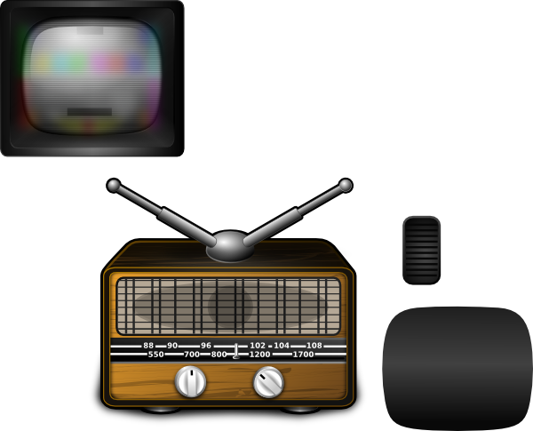 And clip art at. Television clipart radio