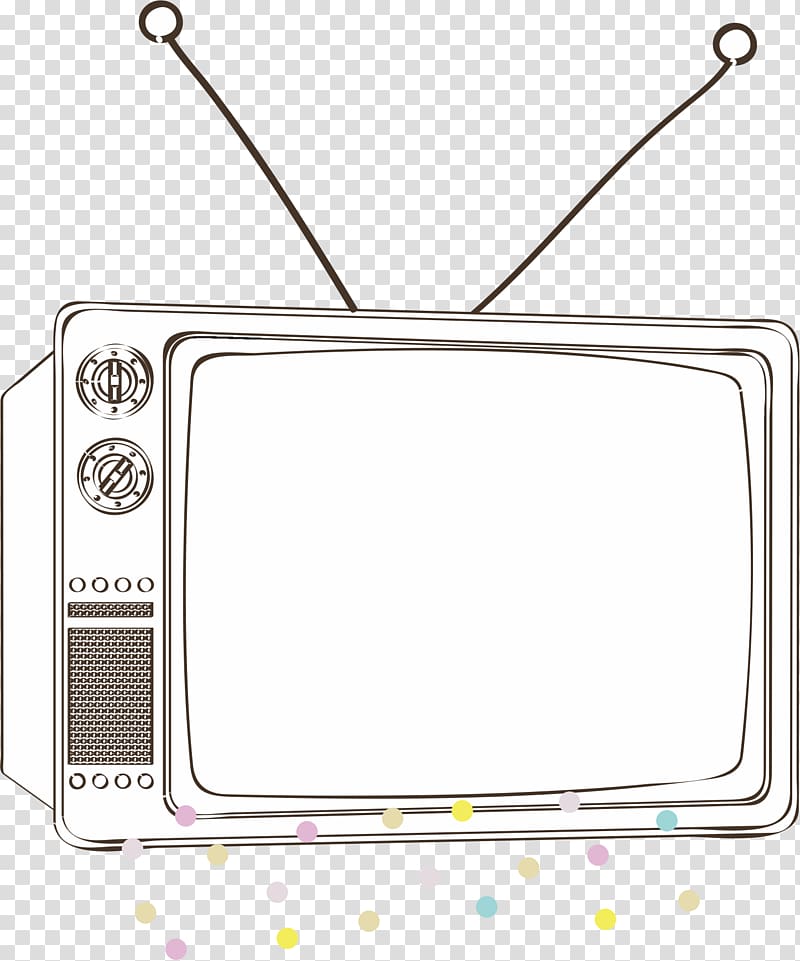 television clipart round object