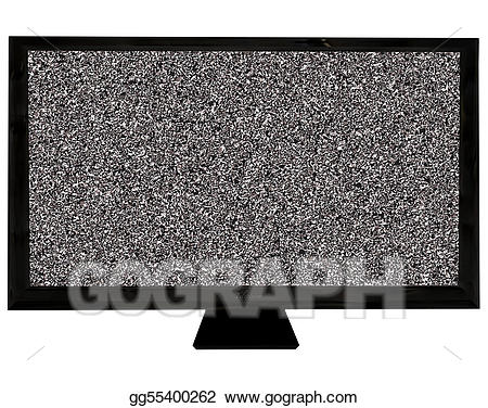 television clipart static