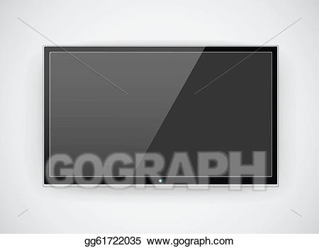 television clipart wall tv