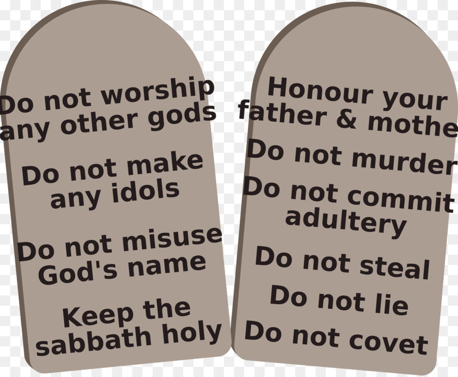 Ten commandments clipart cartoon. Book png download free