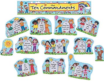 ten commandments clipart catholic