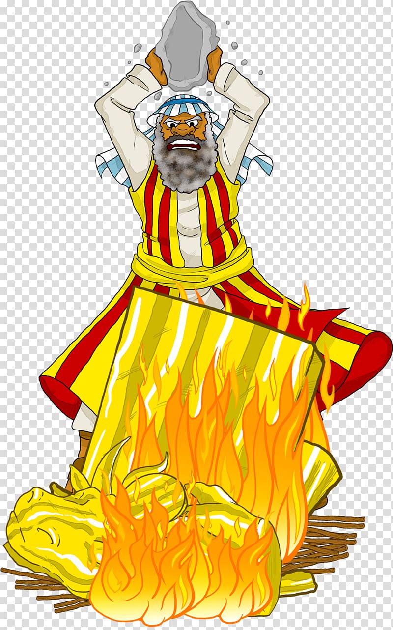 Ten commandments clipart exodus. The adoration of golden