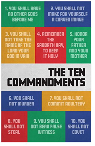 ten commandments clipart nkjv