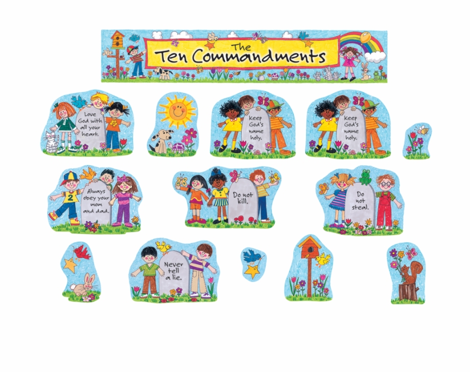 ten commandments clipart preschooler craft