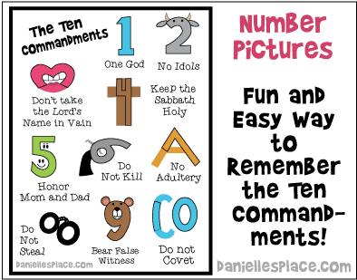 ten commandments clipart simple
