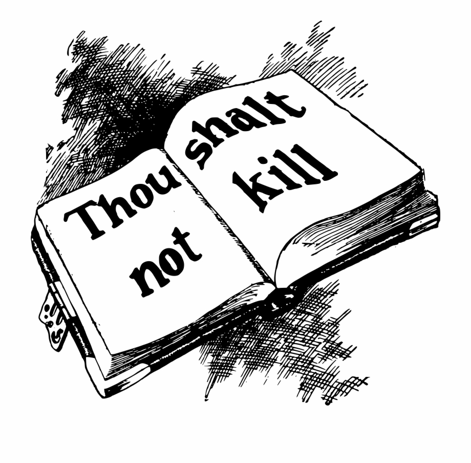ten commandments clipart thou shalt not kill
