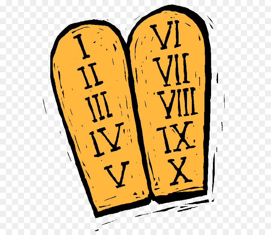 ten commandments clipart transparent