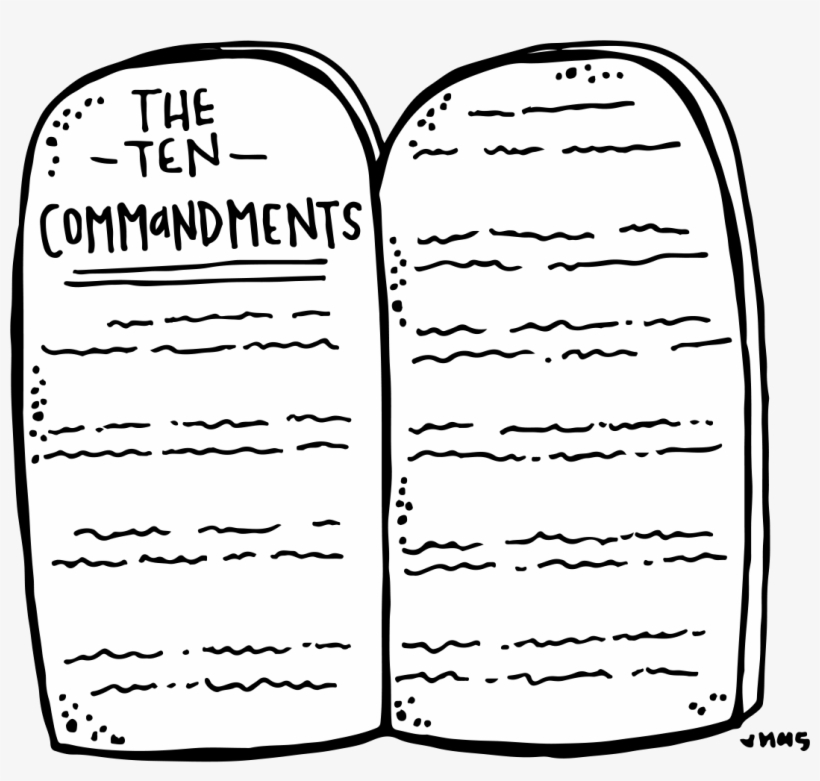 ten commandments clipart transparent