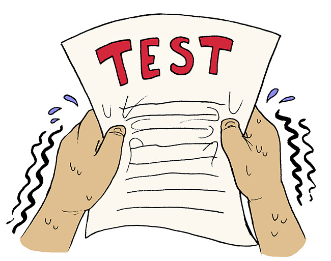 test clipart bad test