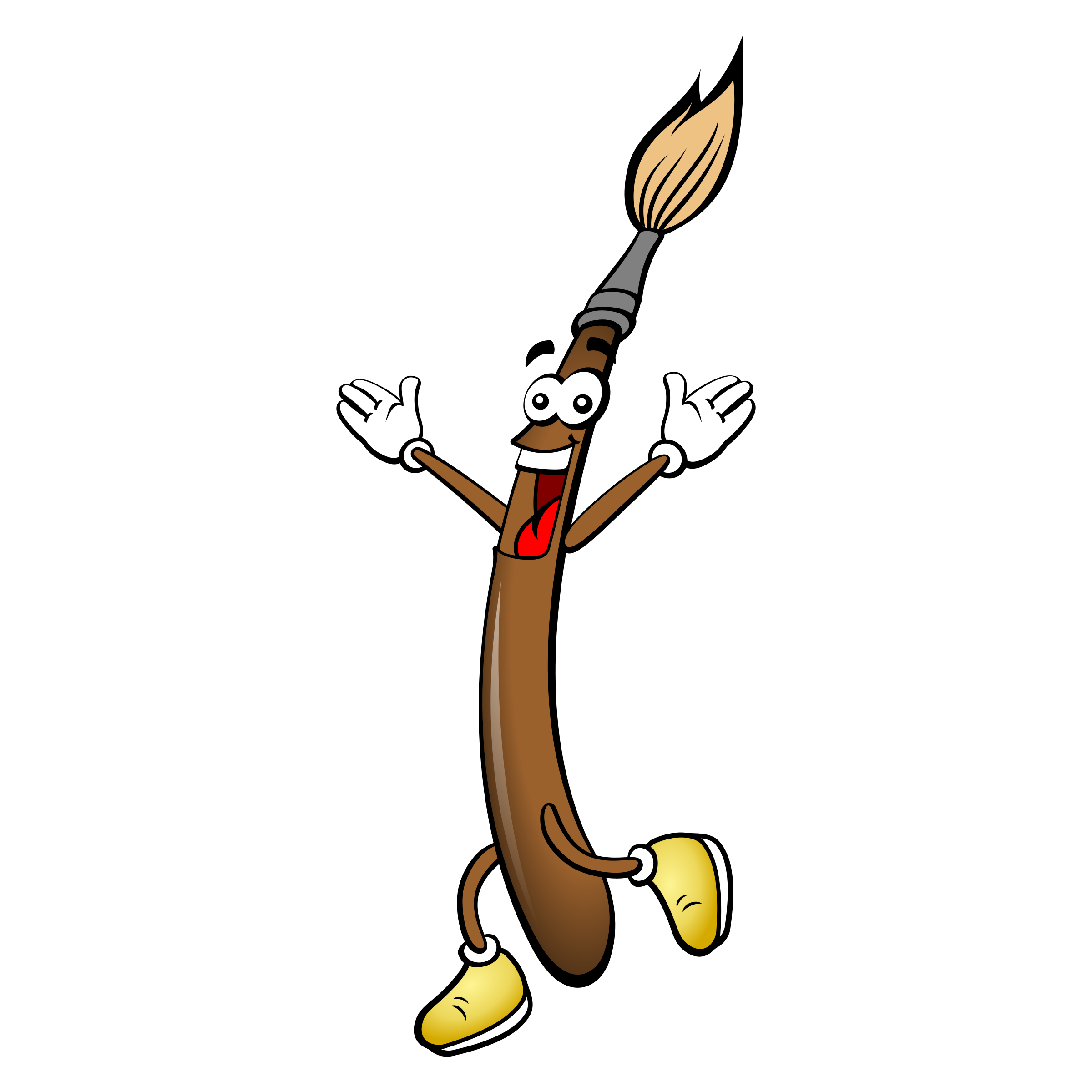 Test clipart happy. Brush big image png