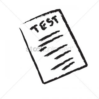 test clipart midterm