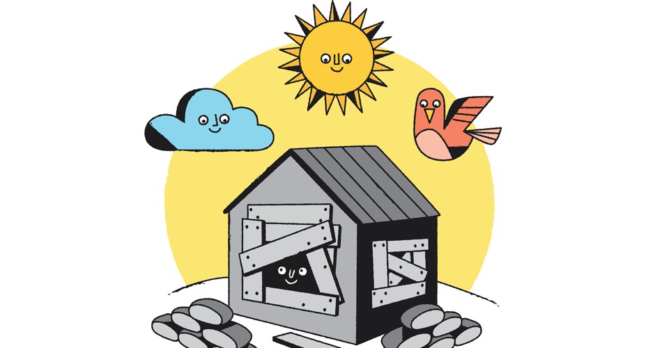 The power of thinking. Test clipart negative person